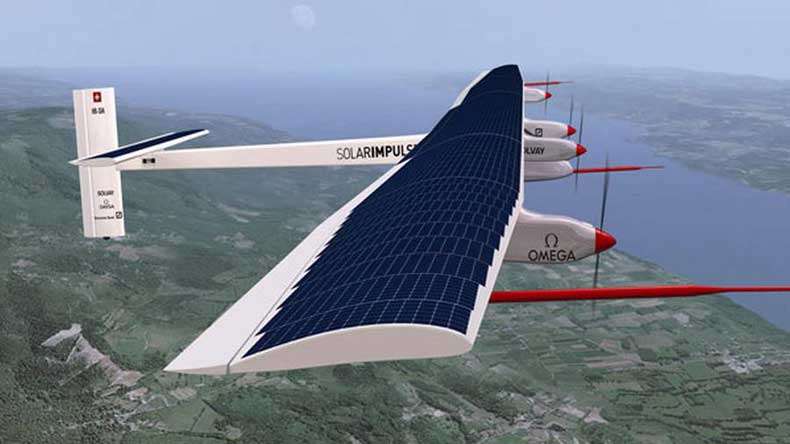 Solar-powered plane