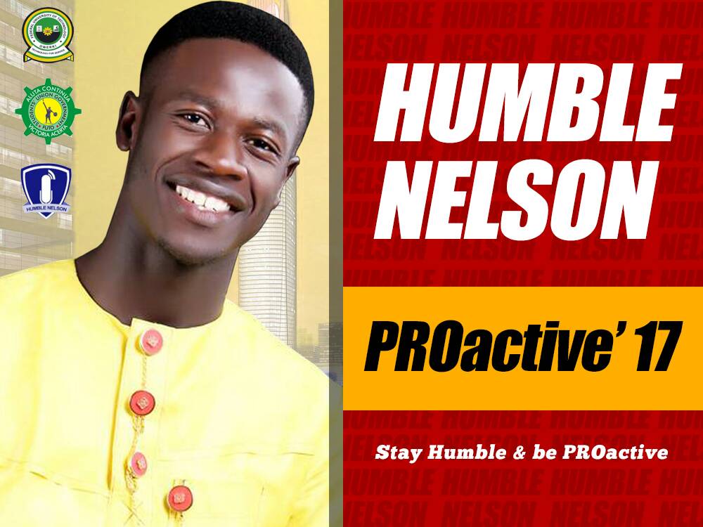 Humble Nelson - The right Man for the seat of SUG - PRO