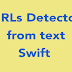 How to detect URL from text in Swift 2.0?