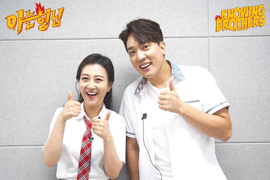 Nonton streaming online & download Knowing Brothers episode 185 bintang tamu Jang Yun-jeong & Kim Hwan sub Indo