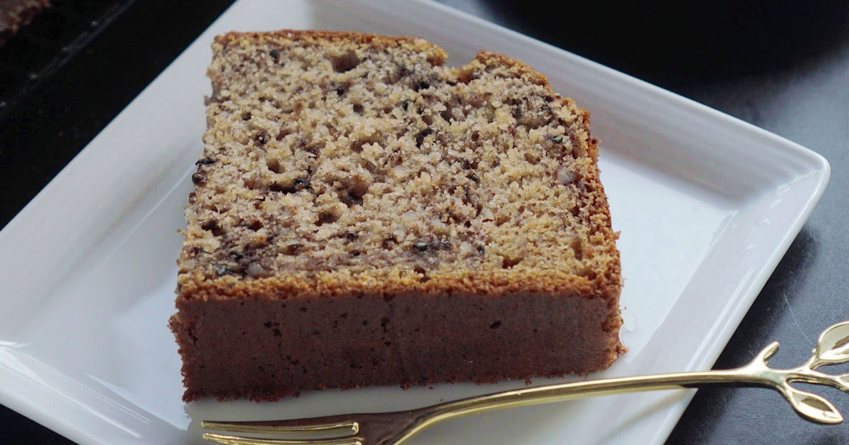 A taste of memories Echo's Kitchen Banana Mixed Nuts Cake 干果香蕉蛋糕