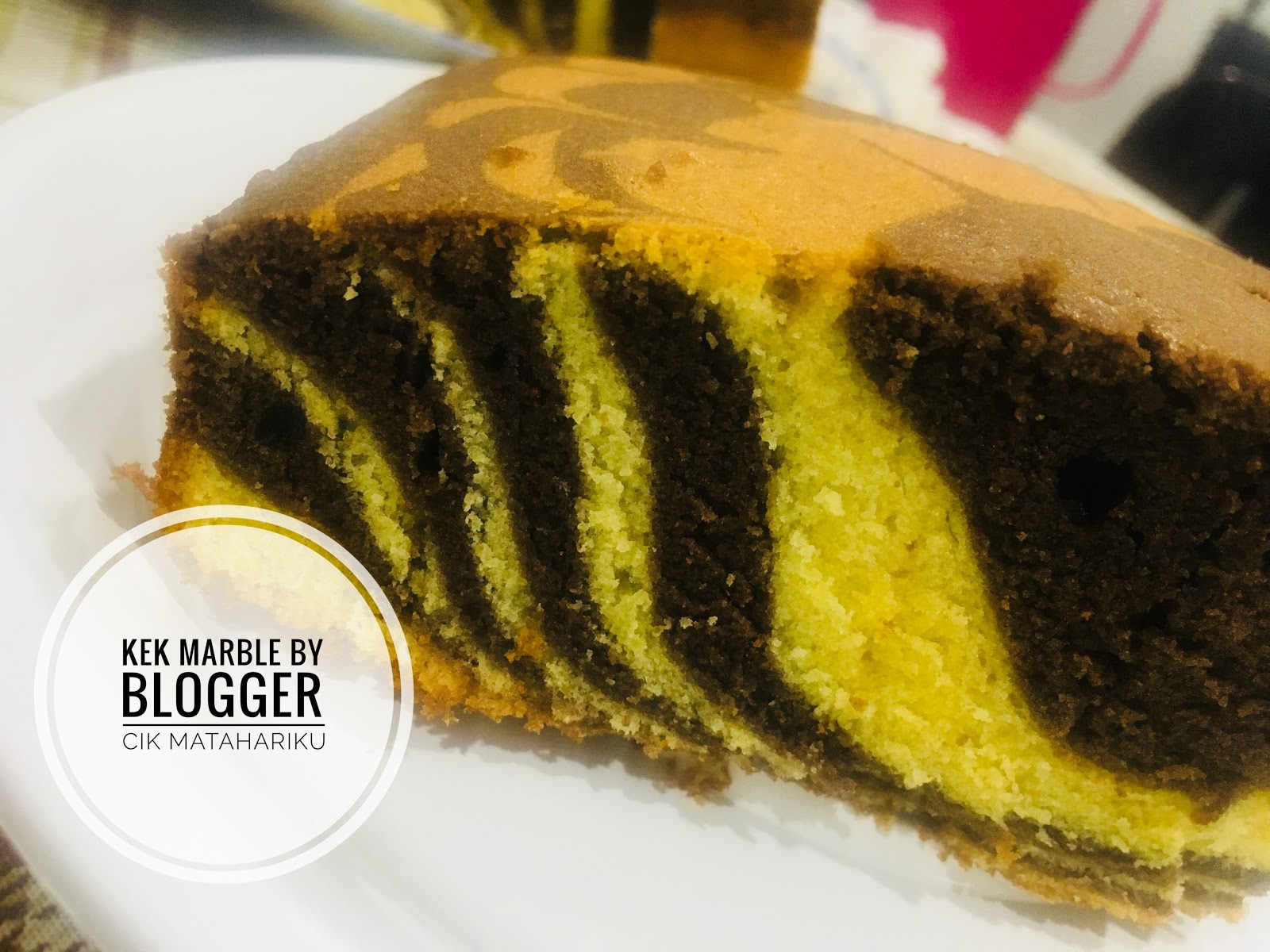 Resepi Kek Marble Susu Moist Dengan Sukatan Cawan Oleh