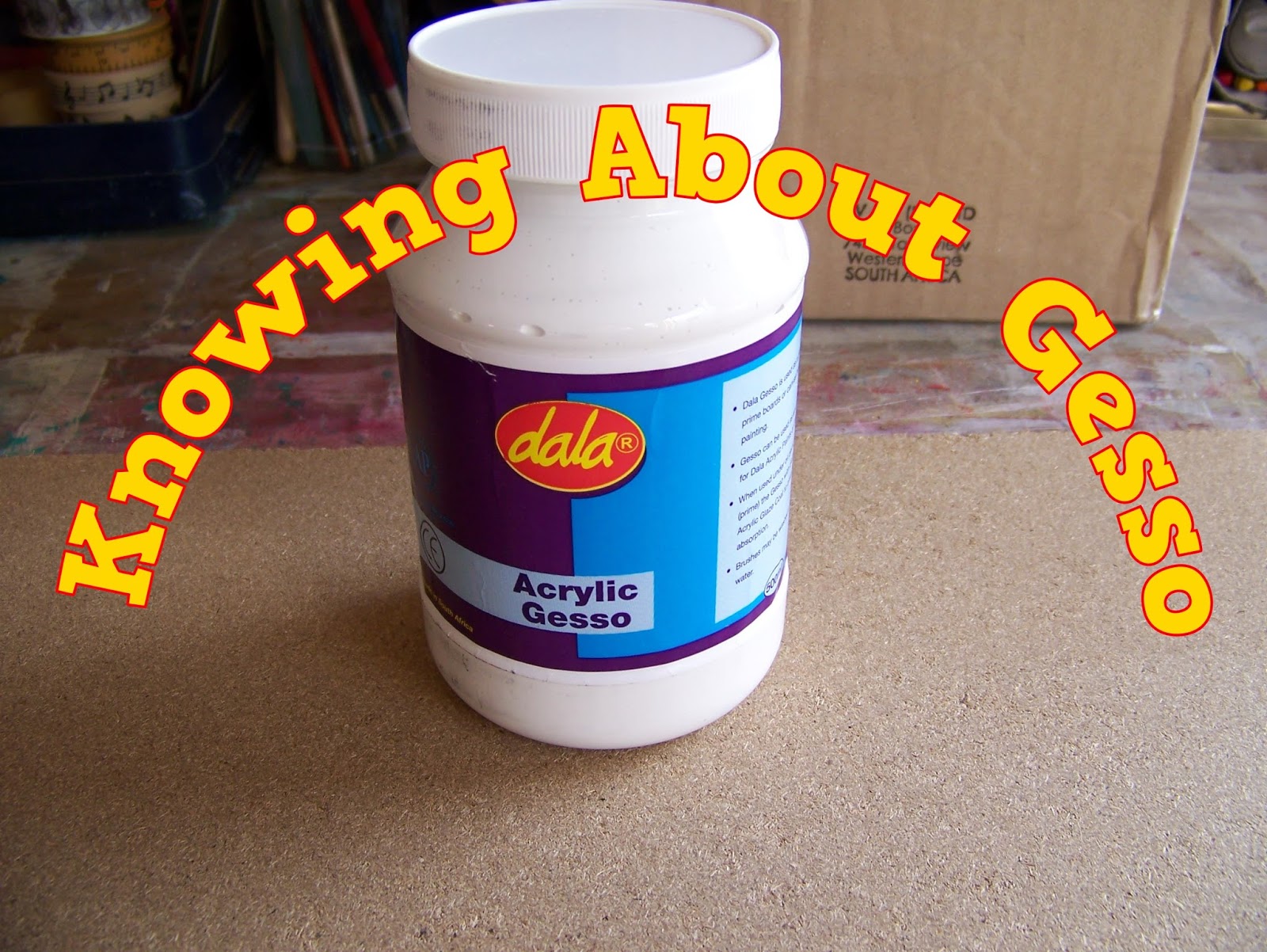 A Pretty Talent Blog Knowing About Gesso