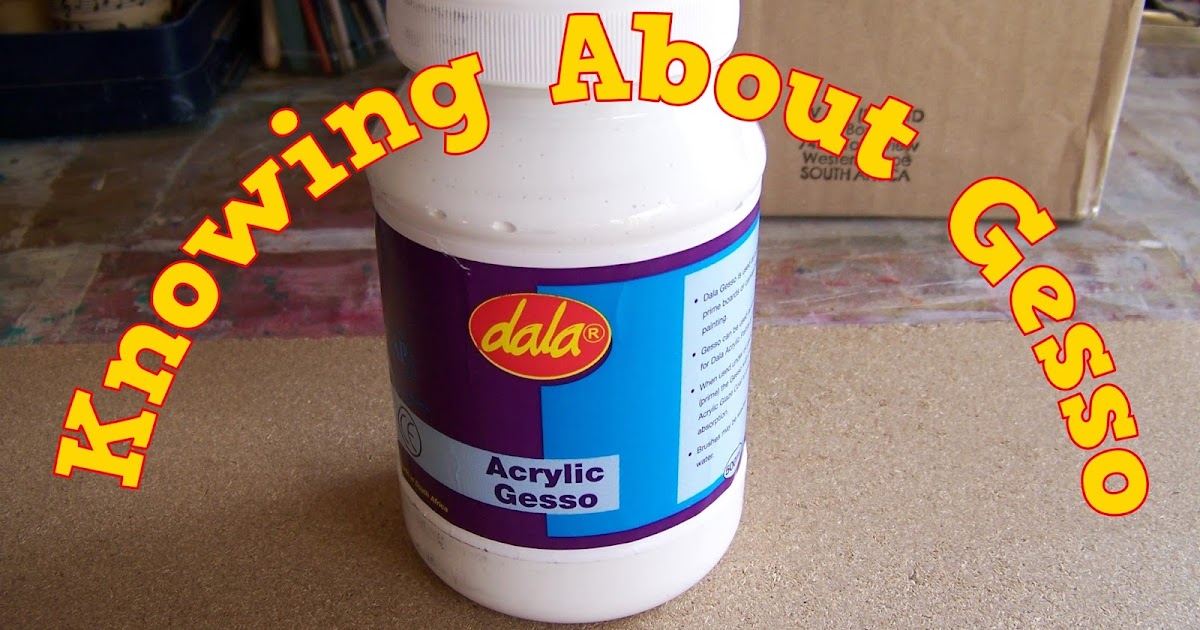 A Pretty Talent Blog Knowing About Gesso
