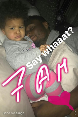 1a1a Mikel Obi cuddles his daughter in cute new photo