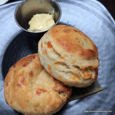 jalapeno-cheddar biscuits at Palm House in San Francisco
