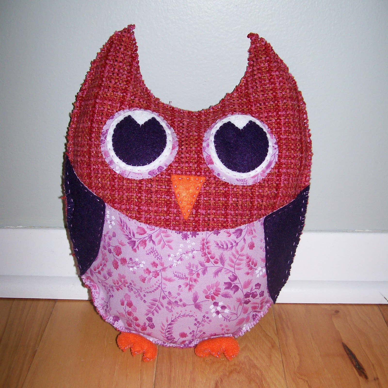 Owl - Handmade Stuffed Hanging