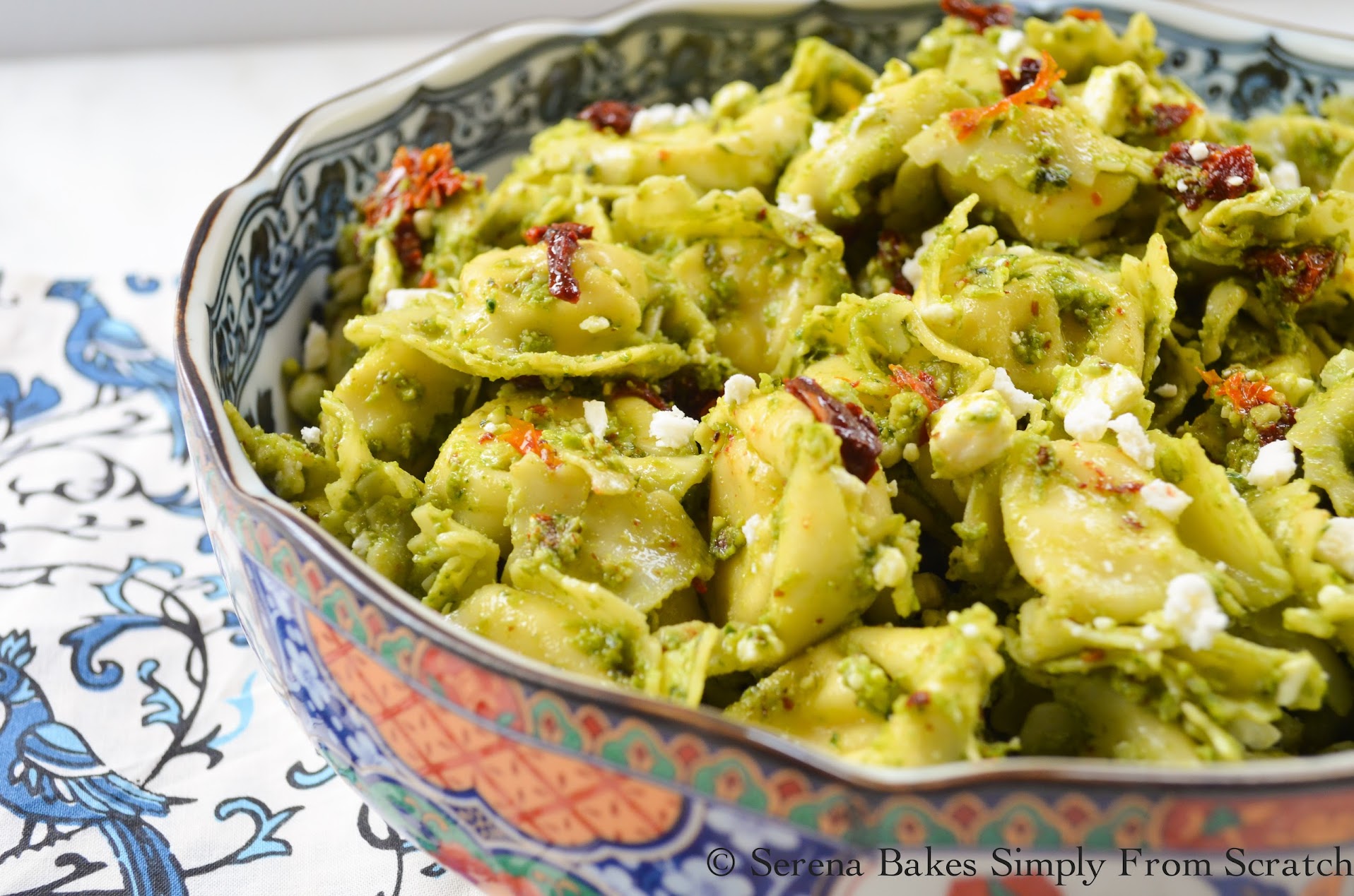 Tortellini Pesto Pasta Salad Serena Bakes Simply From Scratch