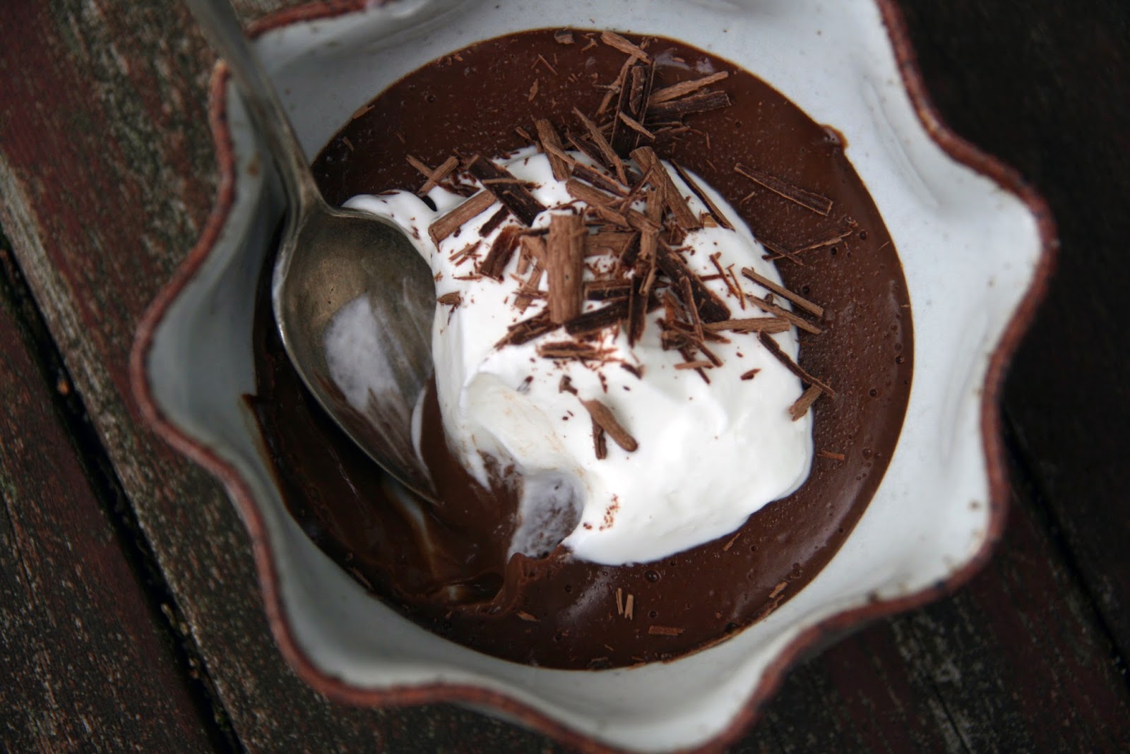 OnePot Chocolate Pudding Recipe mostly foodstuffs