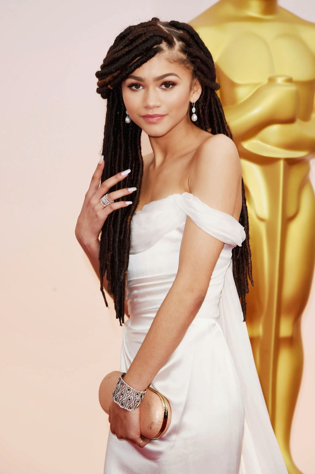 Zendaya Coleman wears dreadlocks and Vivienne Westwood to the 2015