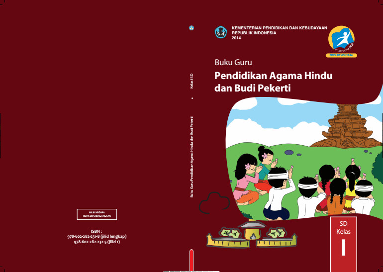 Download Gratis Buku Guru Pendidikan Agama Hindu Dan Budi Pekerti Kelas 1 SD Kurikulum 2013 Format PDF