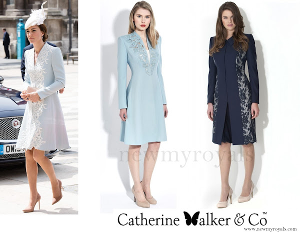 Accesorios y ropa de la casa Real Inglesa - Página 17 Kate-Middleton-catherine-walker-rosa-coat-dress