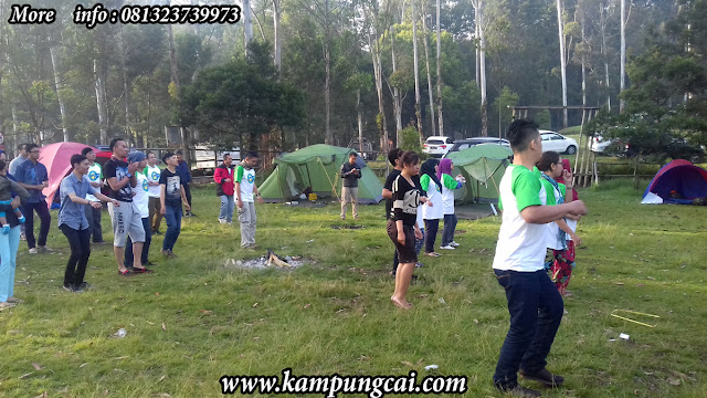 Gathering PT.LOREAL BANDUNG di Kampung Cai Rancaupas Ciwidey