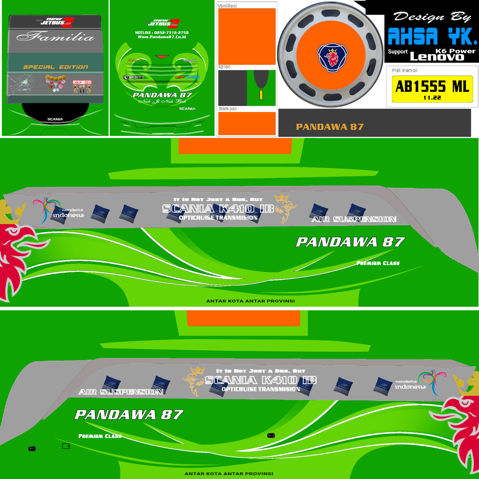 Kumpulan Livery Bus Simulator Indonesia V3 GO UPGRADE