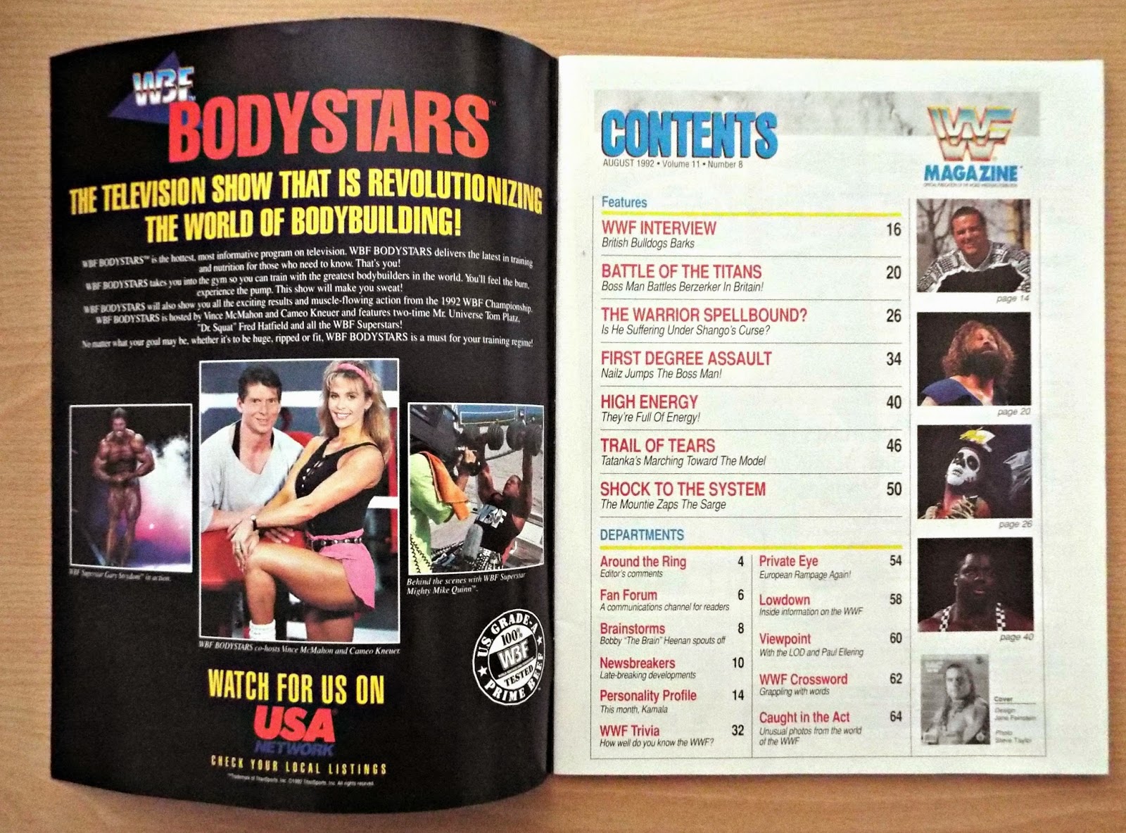 Haus Of Wrestling: *MAGAZINE REVIEW* WWF (WWE) Magazine August 1992