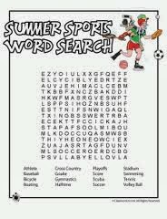 Supreme 10 Cost-free and Printable Summer time Term Queries that your self can hire image about Sports Word Search Printable identified as Best 10 Free of charge and Printable Summer season Phrase Lookups that yourself can seek the services of