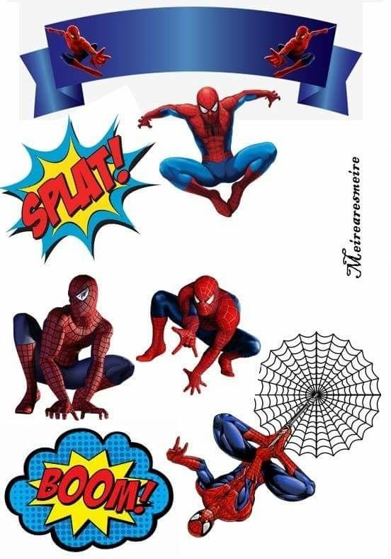 Spiderman Movie Free Printable Cake Toppers. Oh My Fiesta! for Geeks