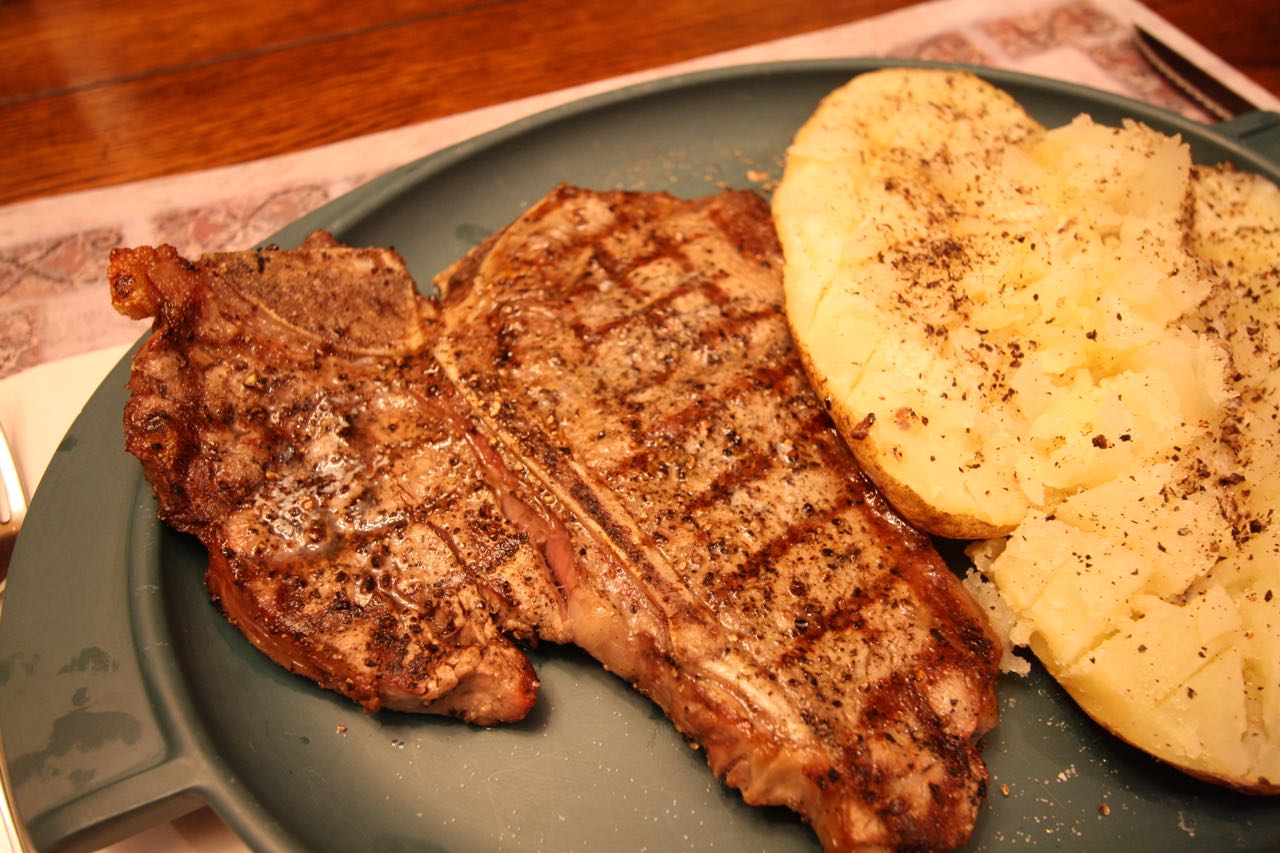 The Roediger House Meal No. 1394 Grilled Porterhouse Steaks