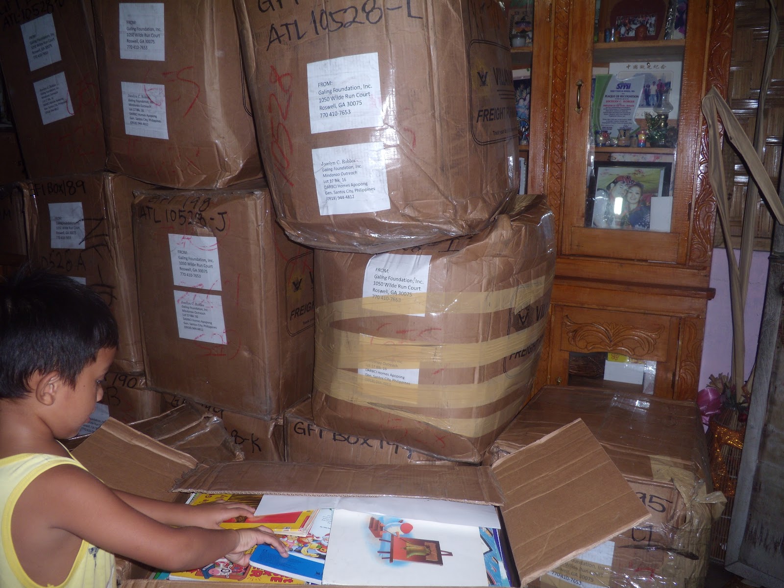 Galing Foundation, Inc. Mindanao Outreach 17 GFI boxes arrived in Gensan