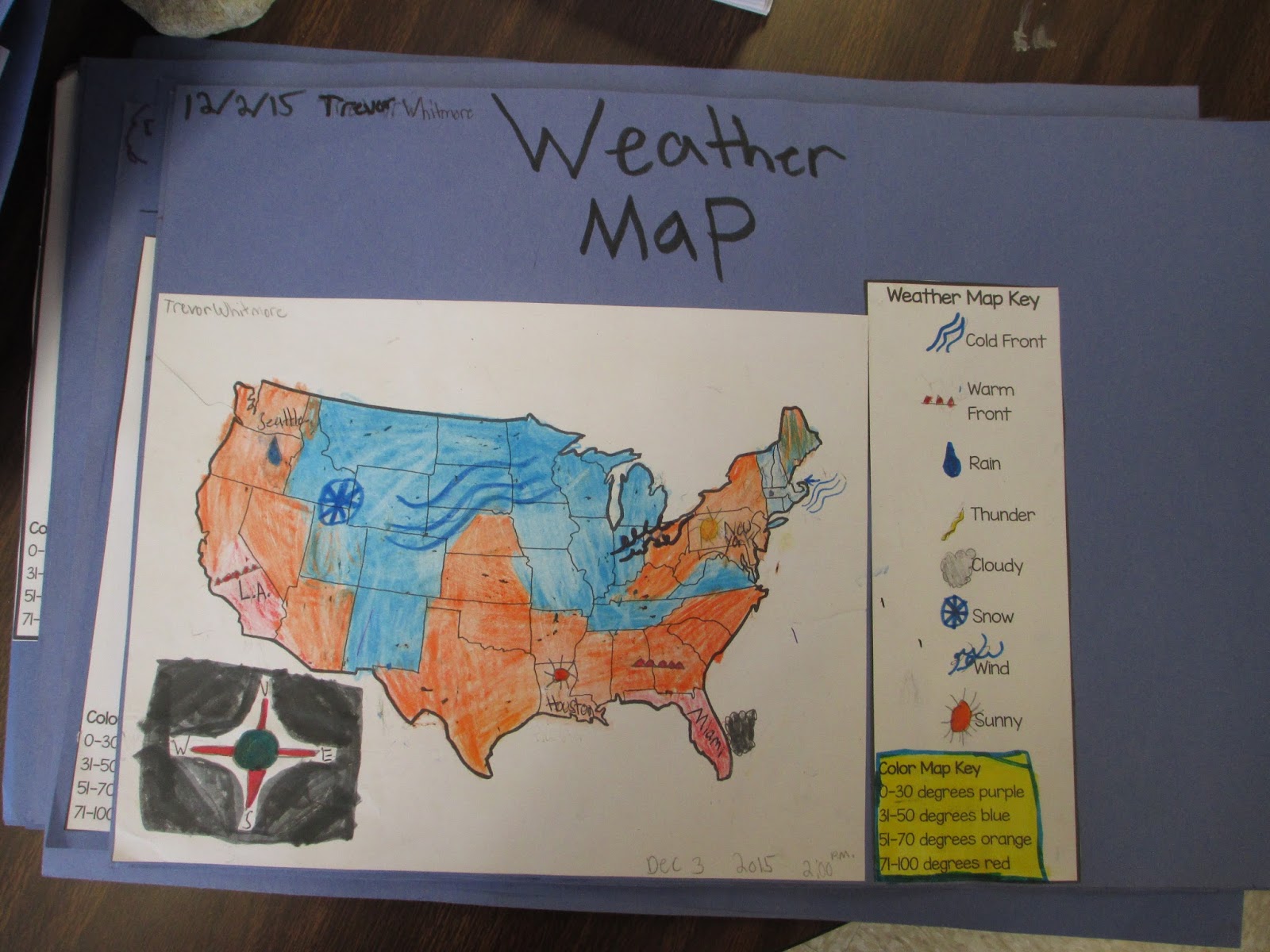 Mrs. Hall's Classroom Blog: Weather Maps