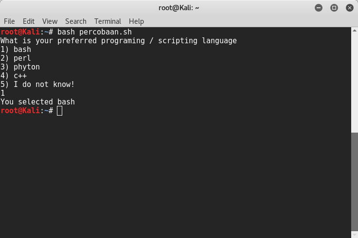 Contoh Shell Programming Pada Linux - Teknomania