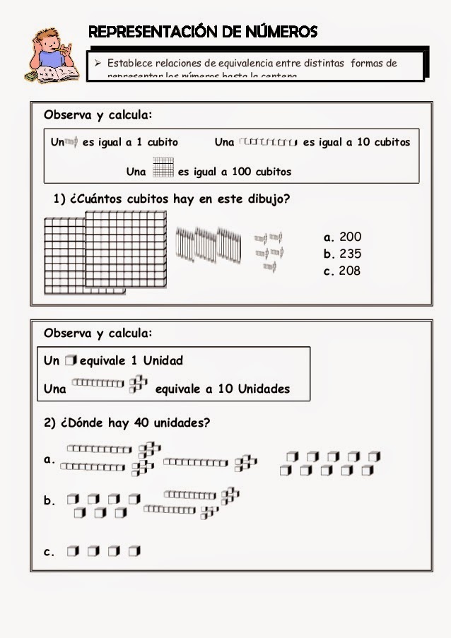 Ejercicios De Matematica Para Segundo Grado Material Para Maestros