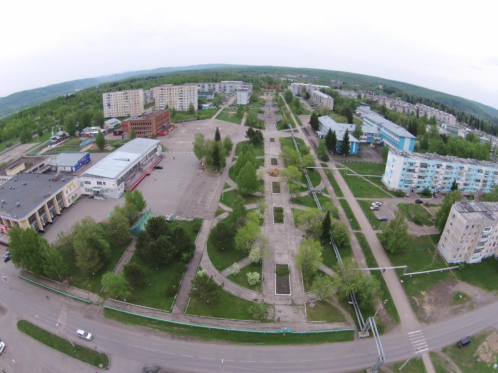 Пгт зеленогорский кемеровская область карта