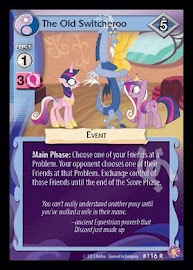 My Little Pony The Old Switcheroo Absolute Discord CCG Card