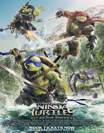 Teenage Mutant Ninja Turtles Out of the Shadows 2016 Dual Audio HDRip 480p 350MB