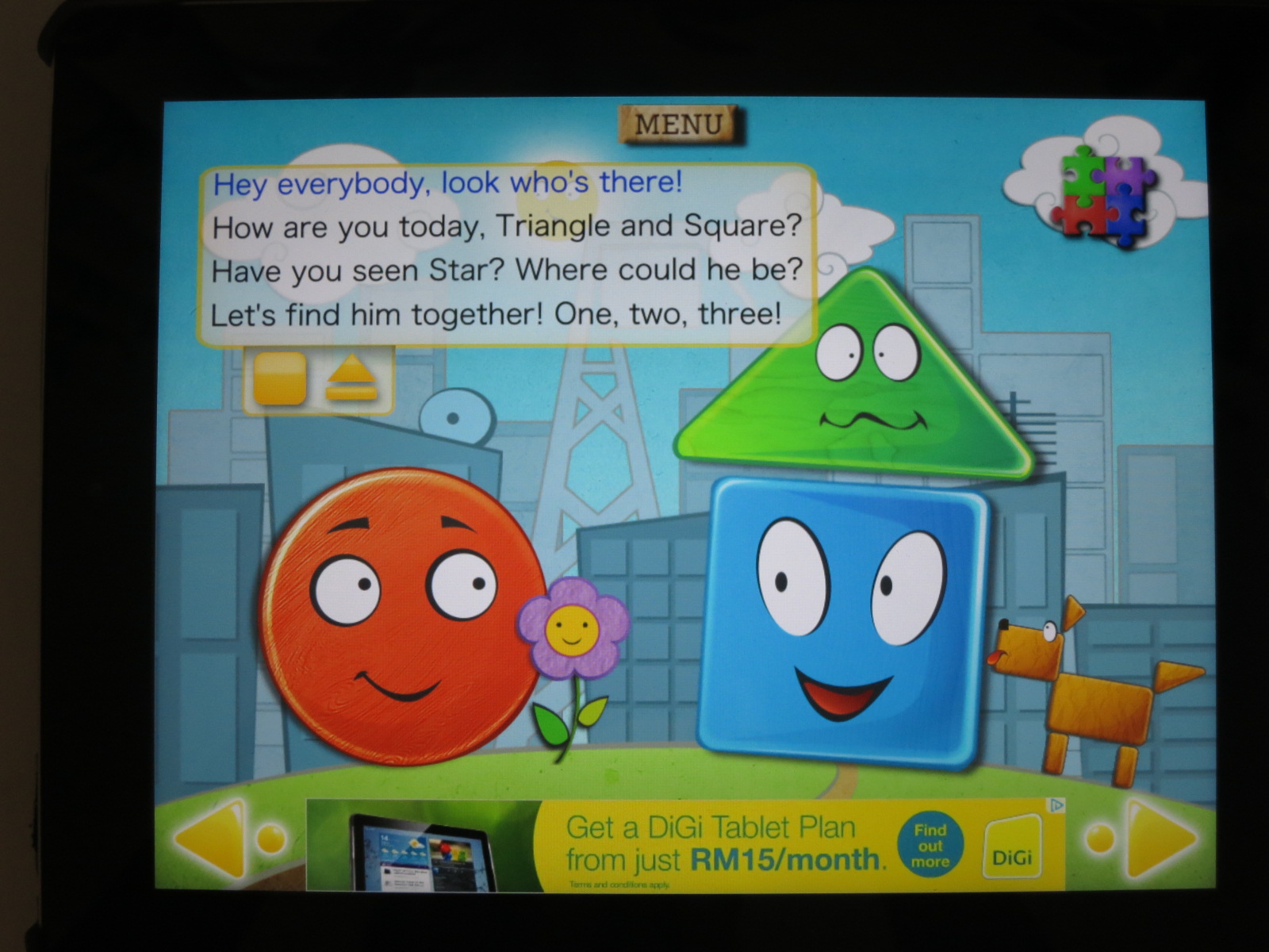 瑜玲育儿经 (Elaine Teh): i-Pad ~ 游戏中学习形状（Friendly Shapes）