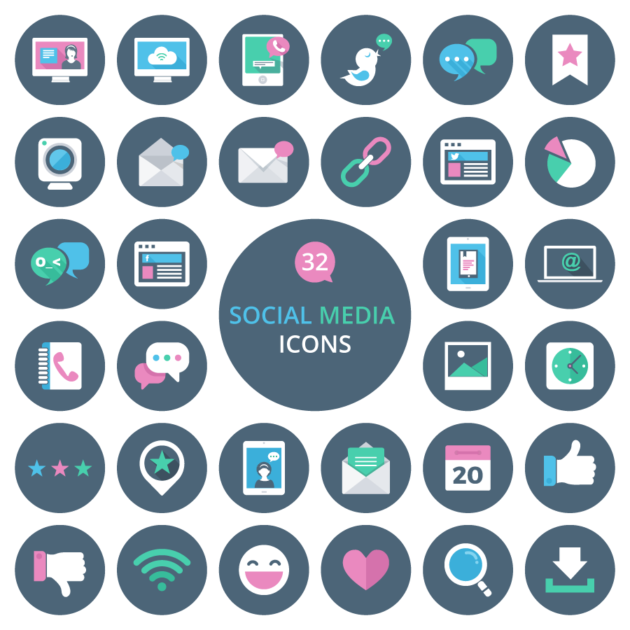 download social media icons