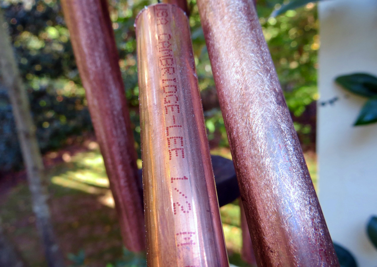 The Project Lady DIY Tutorial for Making a Copper Pipe Wind Chime