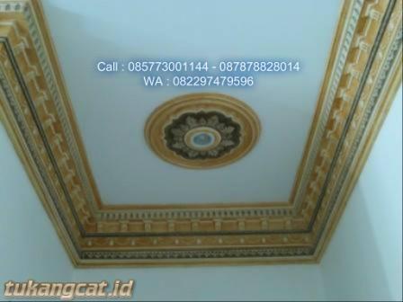 Gaya Terbaru 52 Lis Plafon Warna Emas