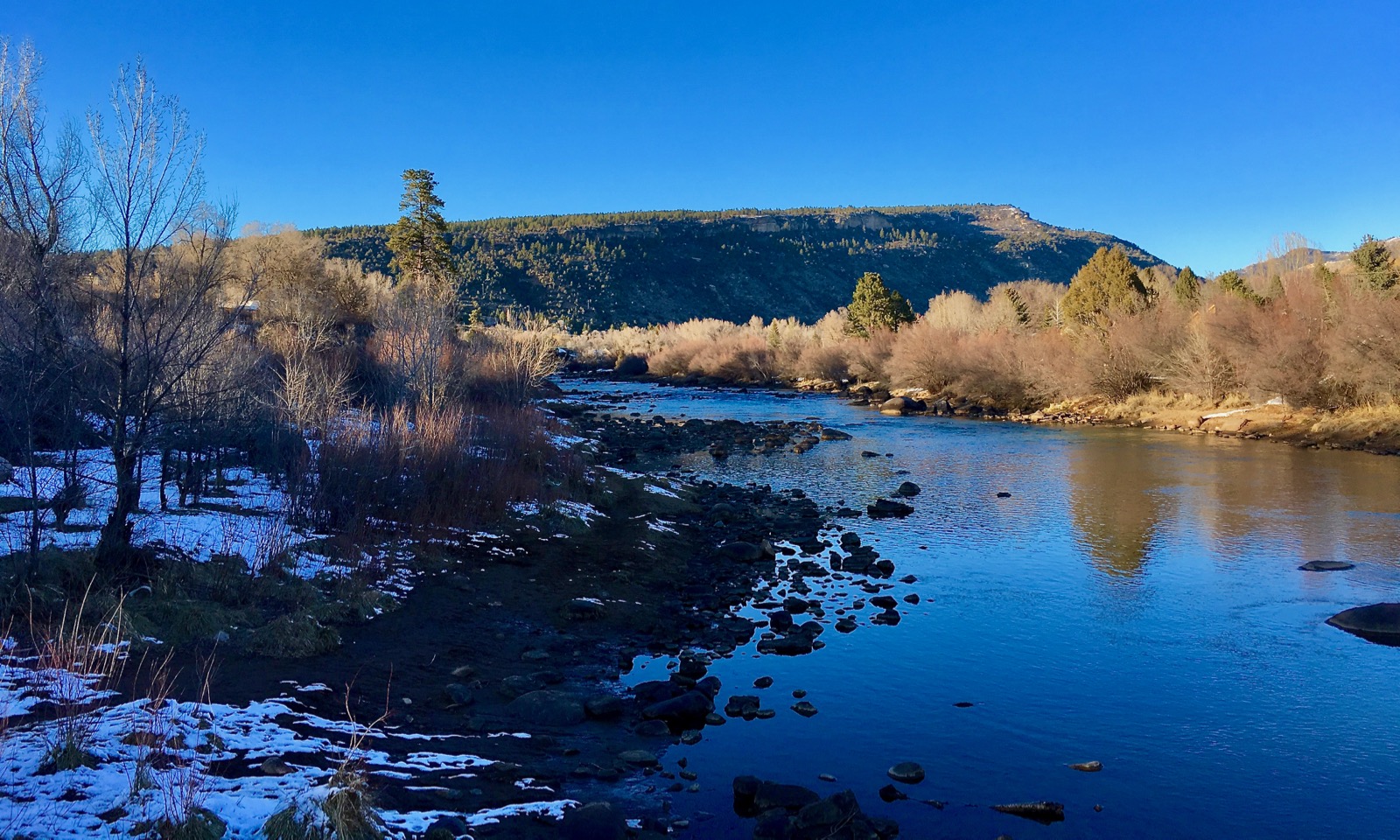 Impression Evergreen Rio de las Animas River of Lost Souls