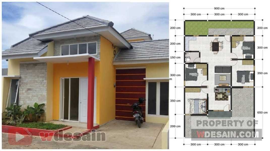 Gambar Rumah Minimalis 7x10 4 Kamar Tidur DESAIN RUMAH MINIMALIS