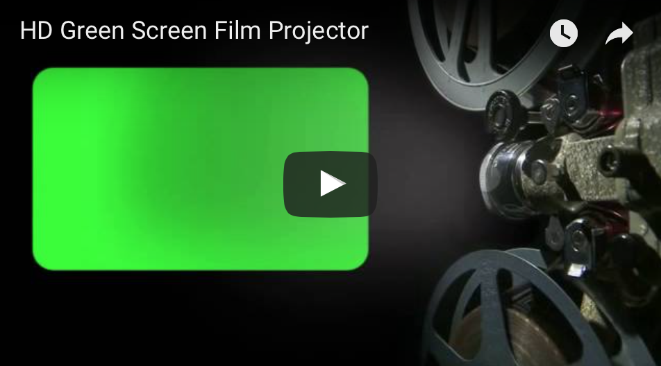 Stock Footage Plus HD Green Screen Film Projector