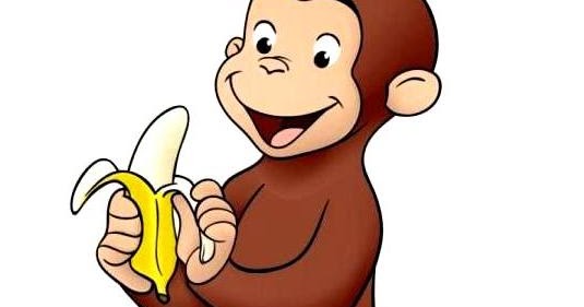 Mewarnai gambar tokoh kartun curious george - si monyet