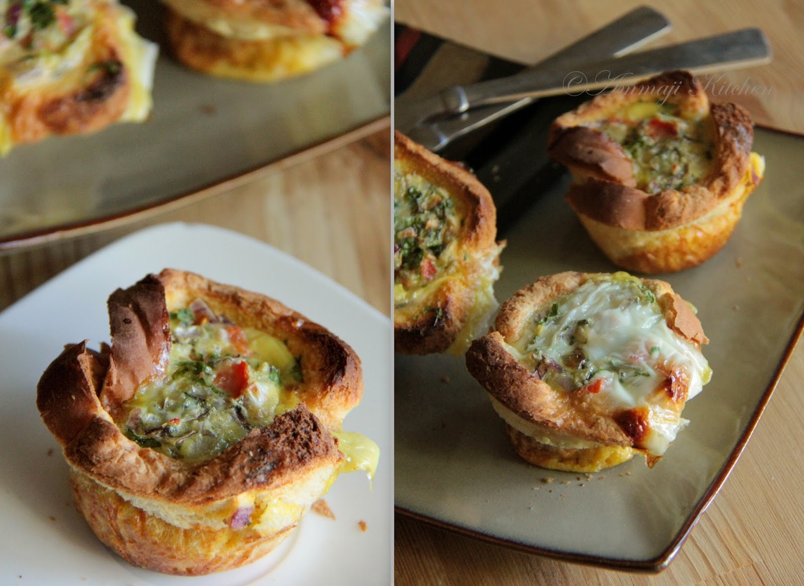 Quiche Bread Pockets Indian Food Recipes Ammaji Kitchen