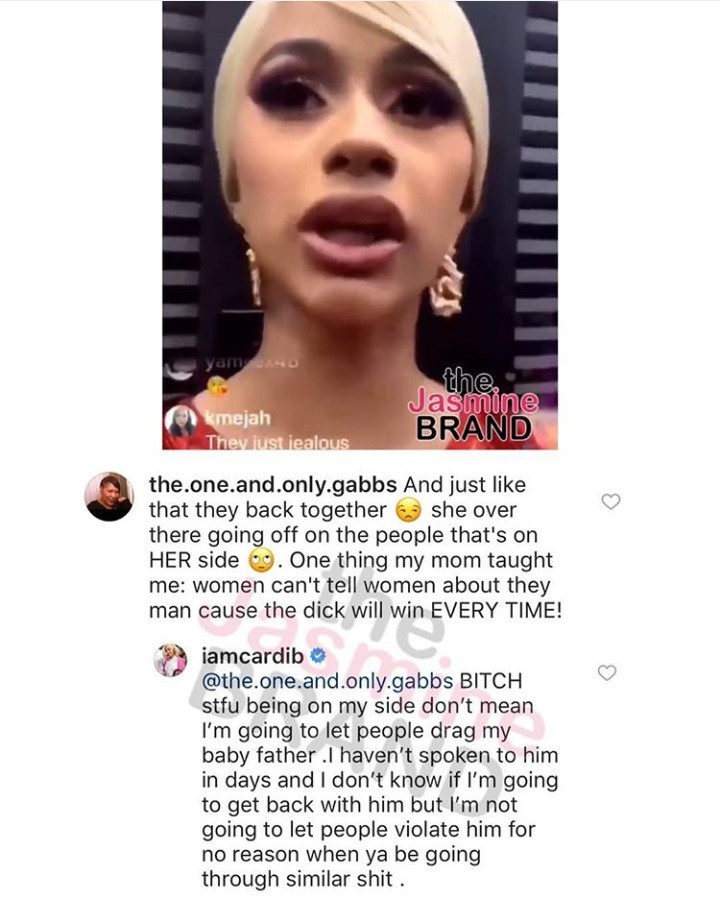 Cardi B reacts to Offset's public apology and asks her fans to stop