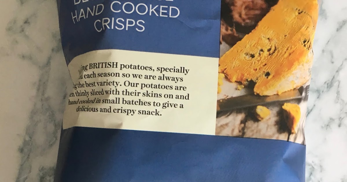 FOODSTUFF FINDS Roast Beef and Blacksticks Blue Cheese Crisps (Marks & Spencers) By Cinabar