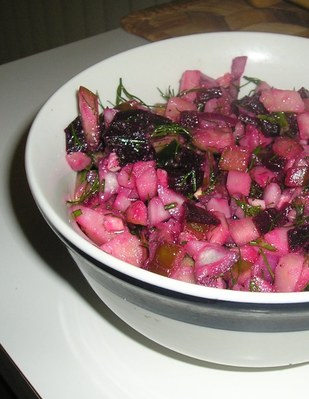 Cooking with Yiddishe mama: Potato, Beet & Cucumber Salad with Dill ...