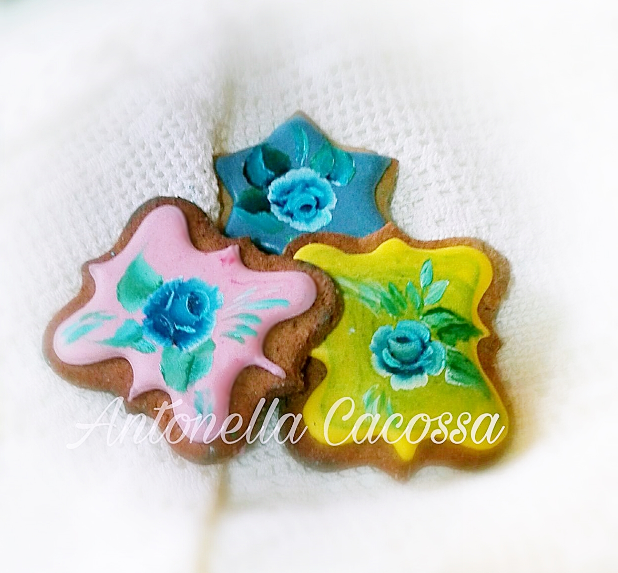 Biscotti dipinti tutorial Le Torte di Antonella Cacossa e non solo...