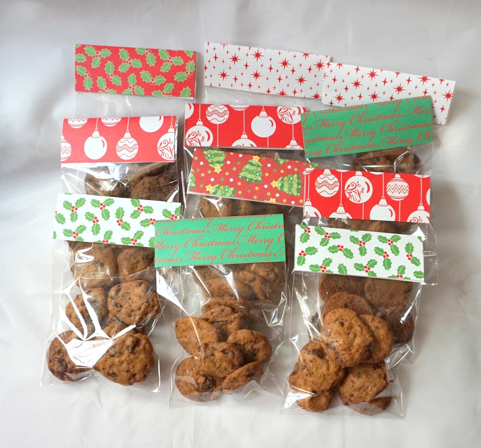 Life is too short, eat desserts DIY Christmas Cookie Bags as Gifts
