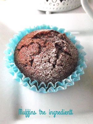 i muffins con solo tre ingredienti