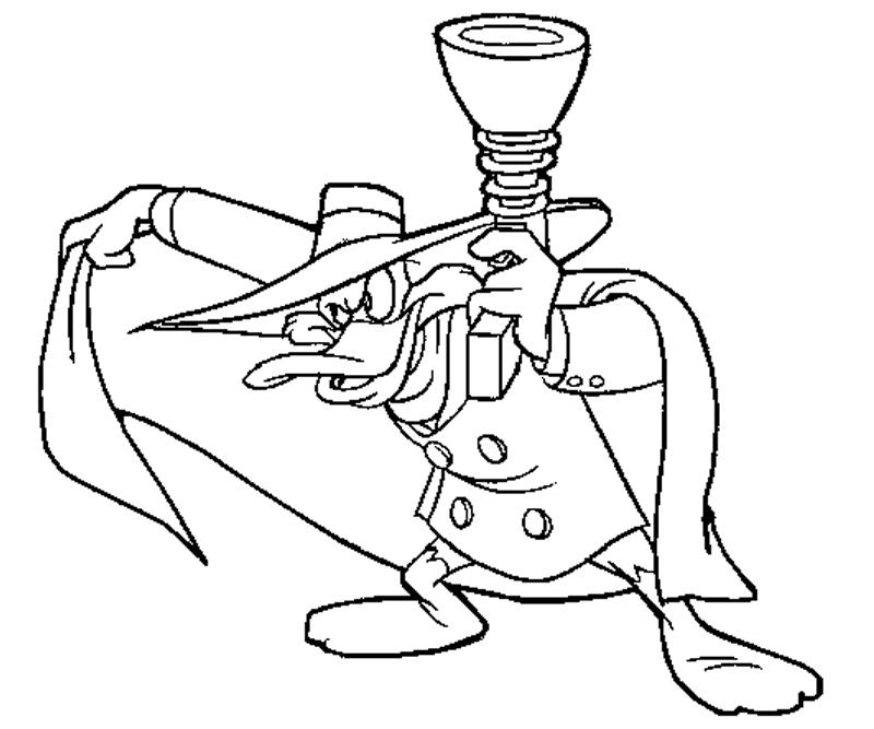 dark wing duck coloring pages - photo #16