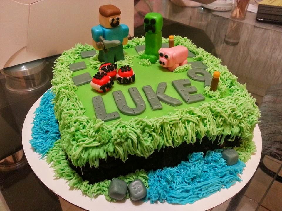 [Swaggy Simple Cakes] Minecraft fondant cake