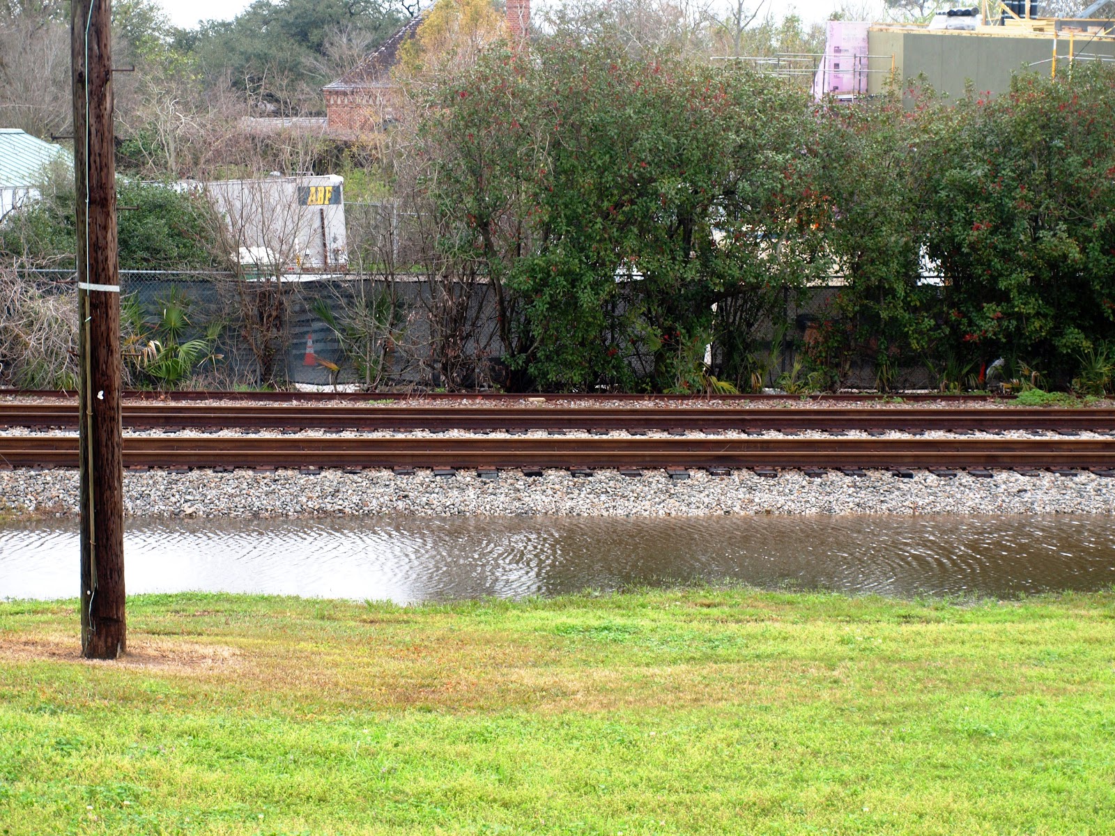 angels and people, life in New Orleans clouds and rain
