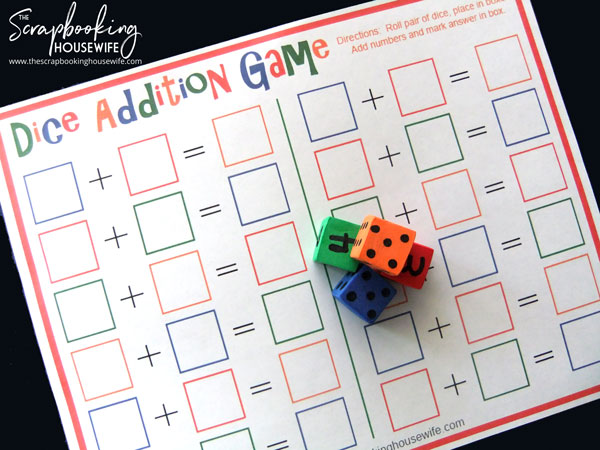 Ellabella Strategies: Cube Addition MATH Video game for Small children - No cost photograph relating to Printable Math Dice Games identify Ellabella Layouts: Cube Addition MATH Recreation for Little ones - Absolutely free