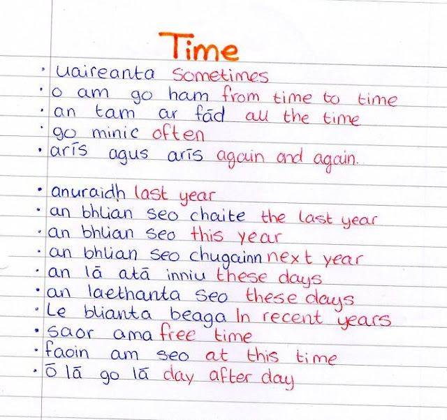 Study Notes By Kaz Irish Oral OL