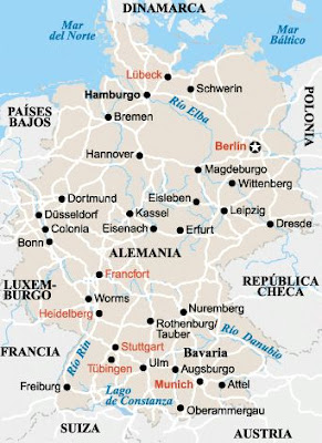 mapa , Alemania, chapurriau, Hannover, Beseit mapa , Alemania, chapurriau, Hannover, Beseit